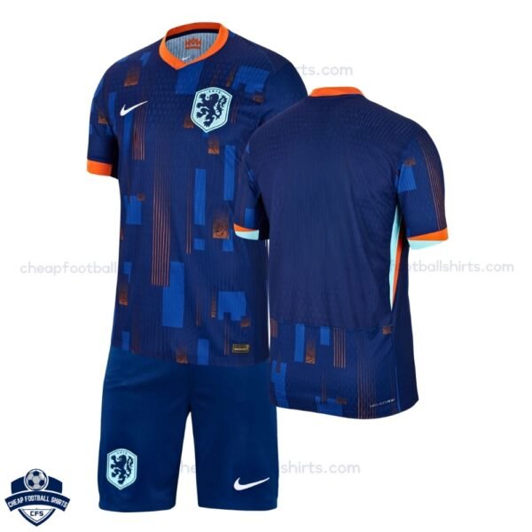 Netherlands Away Kids Football Kit 24/25 - Front View