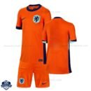 Netherlands Home Kids Football Kit 24/25 - Front View