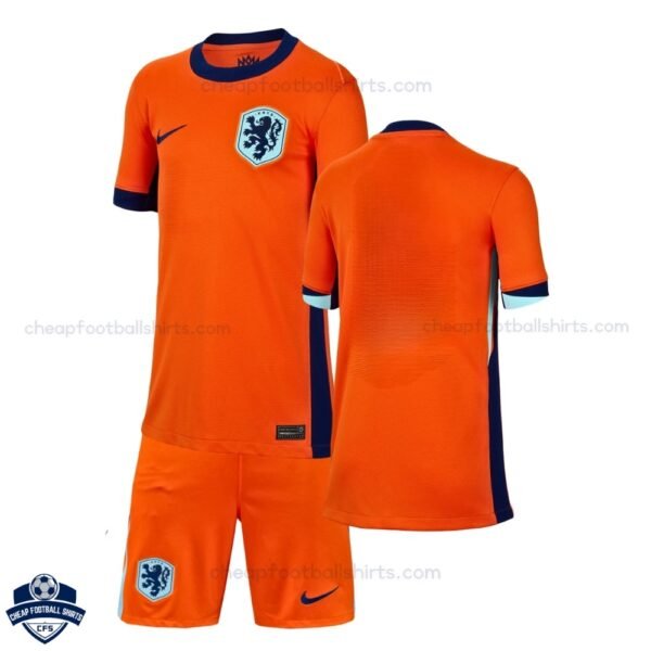 Netherlands Home Kids Football Kit 24/25 - Front View