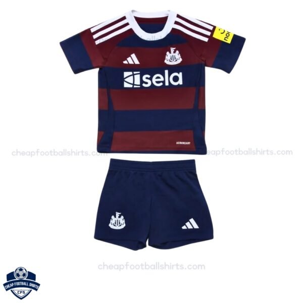 Newcastle United Away Kids Football Kit 24/25 - Front View
