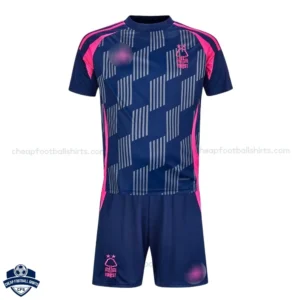 Nottingham Forest Away Kids Football Kit 24/25 - Front View
