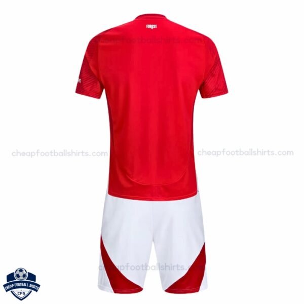 Nottingham Forest Home Kids Football Kit 24/25 - Back View