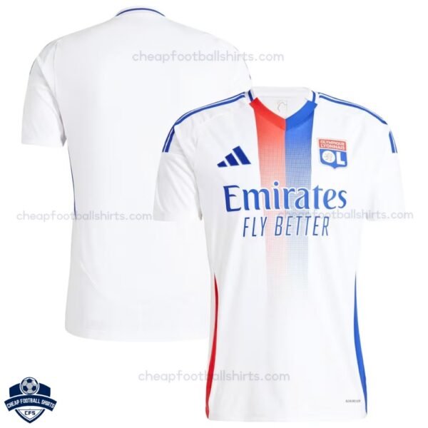 Olympique Lyonnais Home Men Football Shirt 24/25 - Overview