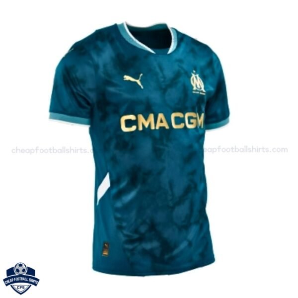 Olympique Marseille Away Men Football Shirt 24/25 - Right Front View