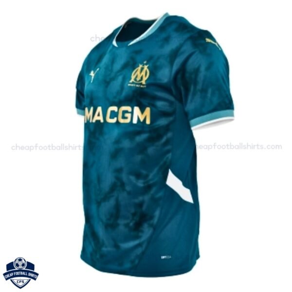 Olympique Marseille Away Men Football Shirt 24/25 - Left Front View