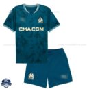 Olympique Marseille Away Kids Football Kit 24/25 - Front View