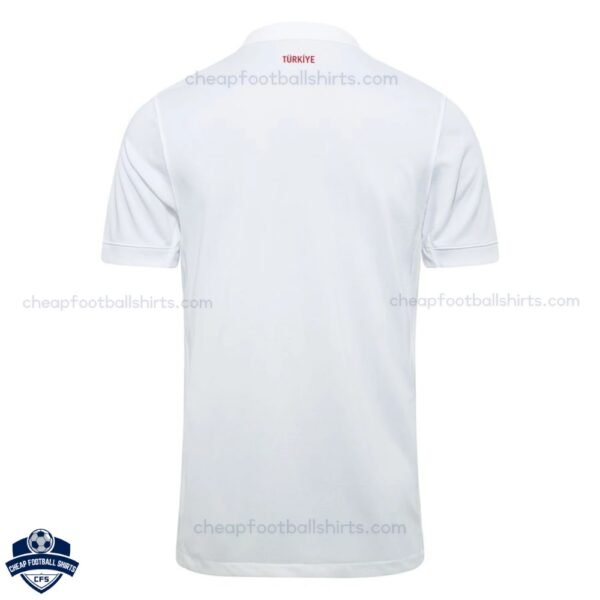 Turkey Home Men Football Shirt 24/25 - Back View