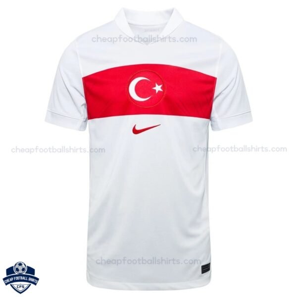 Turkey Home Men Football Shirt 24/25 - Front View