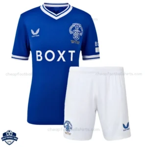 Rangers Ibrox 125 Heritage Kids Football Kit 24/25 - Front View