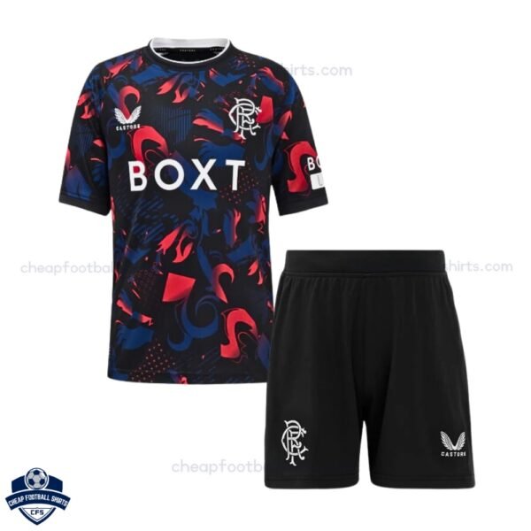 Rangers Third Kids Cheap Football Kit 2024/25
