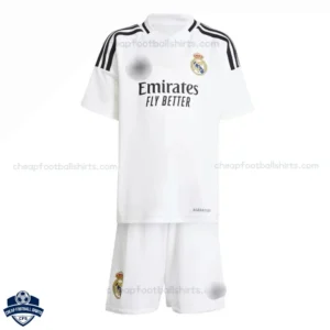 Real Madrid Home Kids Football Kit 24/25 - Front View