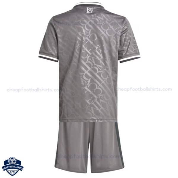 Real Madrid Third Kids Football Kit 24/25 - Back View