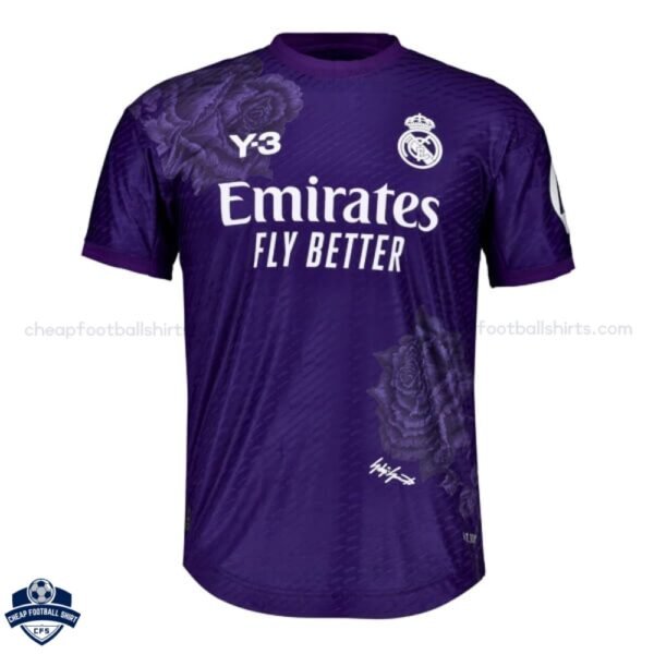 Real Madrid Y-3 Fourth Men Football Shirt 23/24 - Front View
