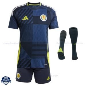 Scotland Home Kids Football Kit 24/25 - Front View