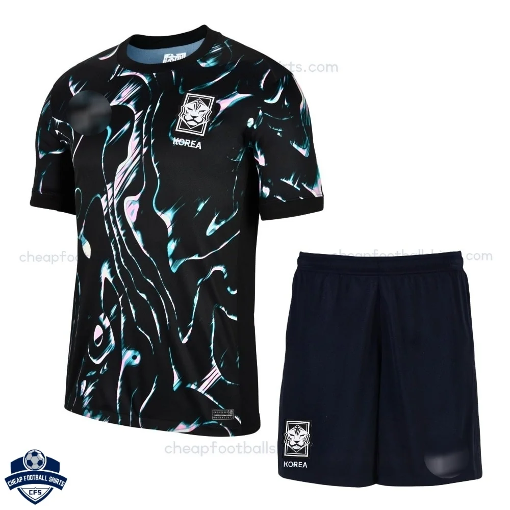 South Korea Away Kids Football Kit 24/25 - Front View