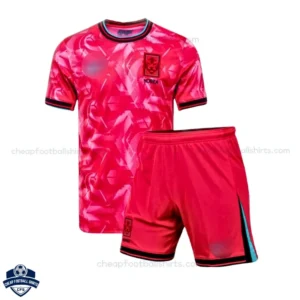 South Korea Home Kids Football Kit 24/25 - Front View