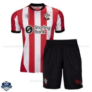 Southampton Home Kids Football Kit 24/25 - Front View