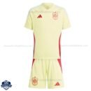 Spain Away Kids Football Kit 24/25 - Front View