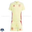Spain Away Kids Football Kit 24/25 - Front View