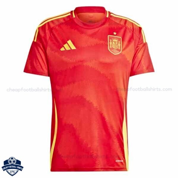 Spain Home Men Football Shirt 24/25 - Front View
