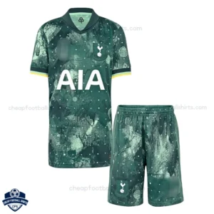 Tottenham Hotspur Third Kids Football Kit 24/25 - Front View