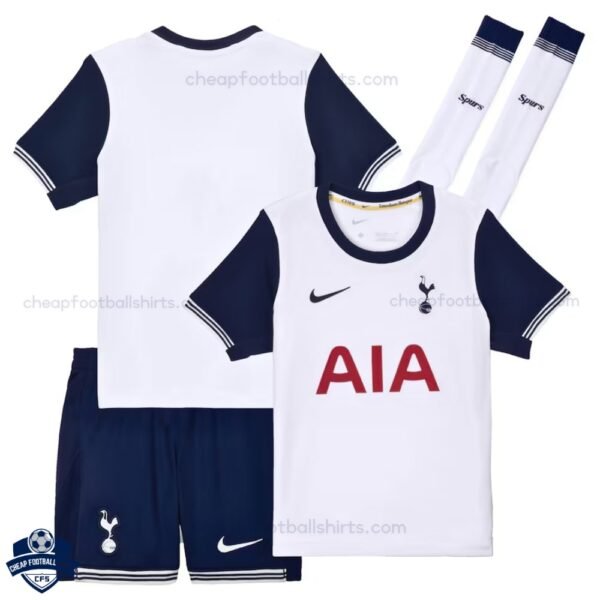 Tottenham Hotspur Home Kids Football Kit 24/25 - Overview