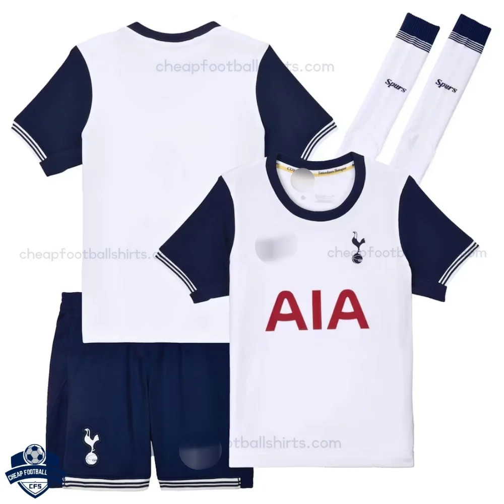 Tottenham Hotspur Home Kids Football Kit 24/25 - Overview