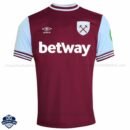 West Ham United Home Men Football Shirt 24/25 - Front View