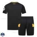 Wolves Away Kids Football Kit 24/25 - Back View
