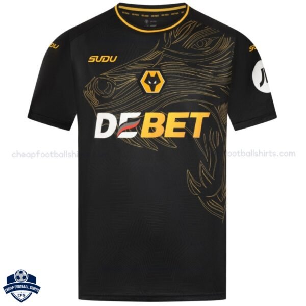 Wolves Away Men Football Shirt 24/25 - Front View