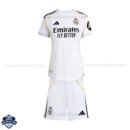 Real Madrid Home Kids Cheap Football Kit 2025/26 - Front View