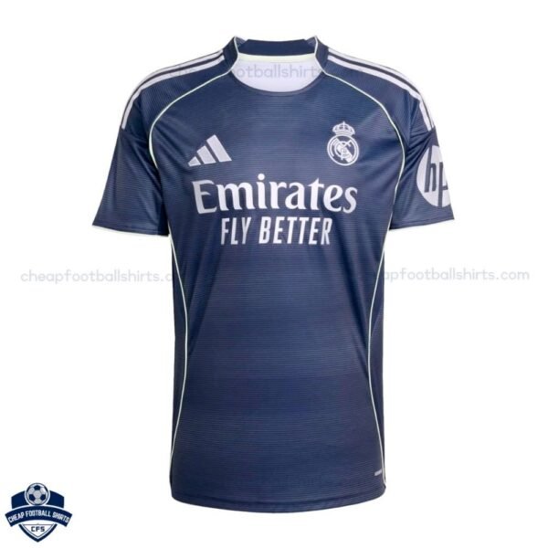 Real Madrid Away Men Football Shirt 25/26 - Front View