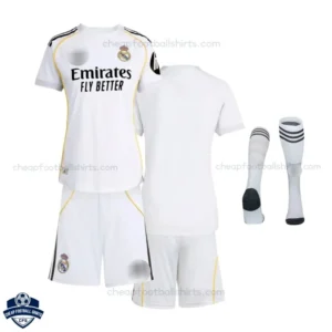 Real Madrid Home Kids Football Kit