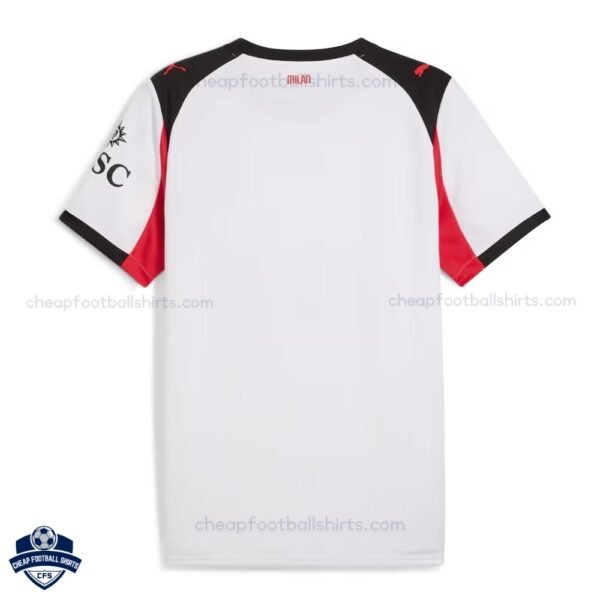 AC Milan Away Cheap Football Shirts 2025/26 - Back View