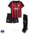 AC Milan Home Kids Cheap Football Kit 2025/26 - Front View