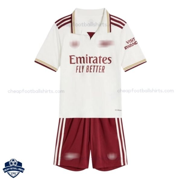 Arsenal Third Kids Football Kit 25/26 - Front View