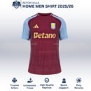 Aston Villa Home Men Football Shirt 25/26 - Front View