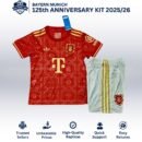 Bayern Munich 125th Anniversary Kids Football Kit 25/26 - Front View