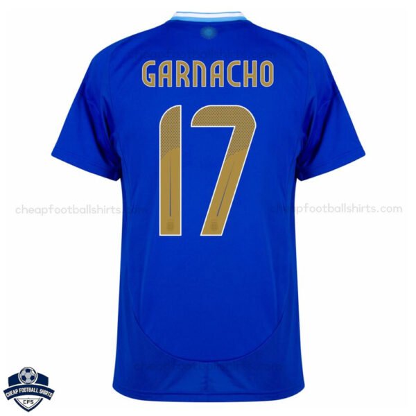 Argentina GARNACHO 17 Away Men Football Shirt 24/25 - Back View