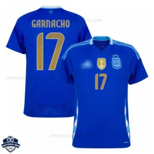 Argentina GARNACHO 17 Away Men Football Shirt 24/25 - Over View