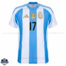 Argentina GARNACHO 17 Home Men Football Shirt 24/25 - Front View