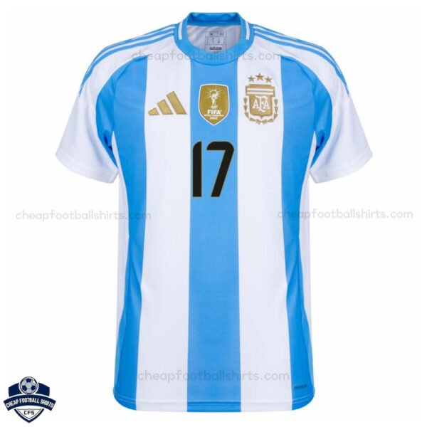 Argentina GARNACHO 17 Home Men Football Shirt 24/25 - Front View