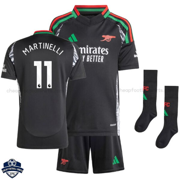Arsenal Away Kids Football Kit 24/25 MARTINELLI 11