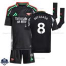 Arsenal Away Kids Football Kit 24/25 ØDEGAARD 8 - Front View