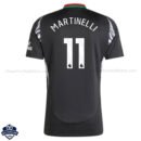 Arsenal Away Men Football Shirt 24/25 MARTINELLI 11 - Back View