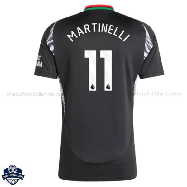Arsenal Away Men Football Shirt 24/25 MARTINELLI 11 - Back View
