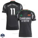 Arsenal Away Men Football Shirt 24/25 MARTINELLI 11 - Front View