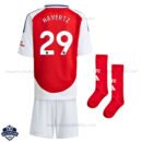 Arsenal HAVERTZ 29 Home Kids Cheap Football Kit 2024/25