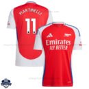 Arsenal Home Men Football Shirt 24/25 MARTINELLI 11 - Front View