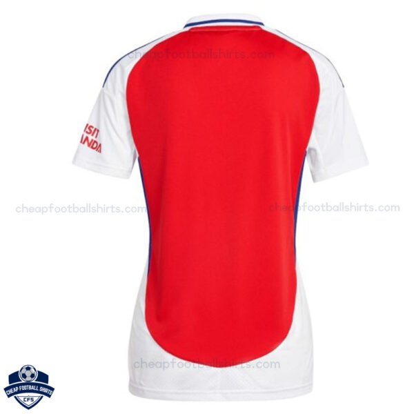 Arsenal Home Women Football Shirt 24/25 - Back View